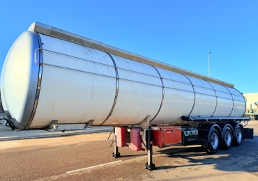 CISTERNA ACERO INOX Y CALORIFUGADA AÑO 1995 FRENOS DE TAMBOR