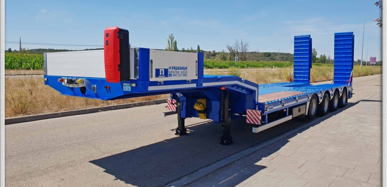 GONDOLA N FRUEHAUF PORTAMAQUINAS 4 EJES