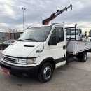 IVECO DAILY CON GRÚA Y CAJA FIJA AÑO 2005 CARNET B