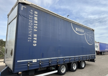 REMOLQUE LECITRAILER LANZA FIJA EXTENSIBLE TECHO ELEVABLE CON BOMBA