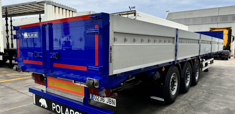 Lateral bajó portacontenedor