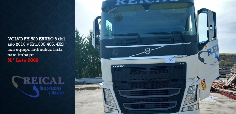 En venta cabeza tractora VOLVO FH 500