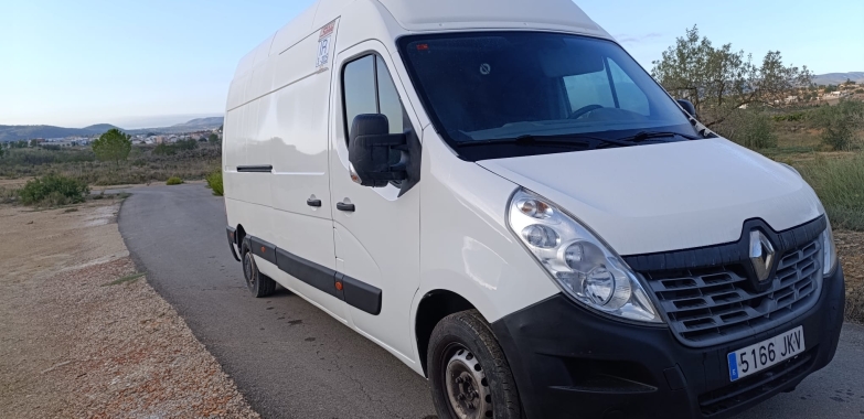 renault master isotermo elevado y largo